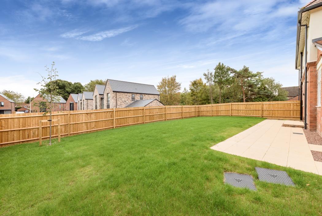 Rear garden